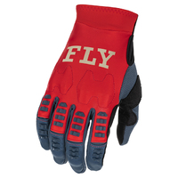 Fly Racing 2022 Evo Motorcycle Gloves - Red/Grey