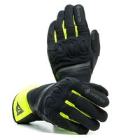 Dainese Nembo Gore-Tex Motorcycle  Gloves -  Black/Fluo-Yellow