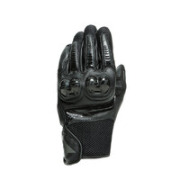 Dainese MIG 3 Unisex Leather Motorcycle  Gloves - Black/Black