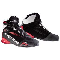 Ixon Bull Waterproof Motorcycle Shoe - Black/White/Red