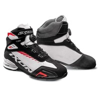 Ixon Bull Vented Motorcycle Shoe - Black/White/Red