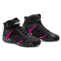 Ixon Lady Gambler Waterproof Motorcycle Boots -Black/Pink