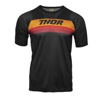 Thor Assist Short-Sleeve Jersey - Black Orange
