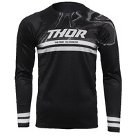 Thor Assist Long Sleeves Banger Motorcycle Jersey - Black