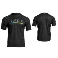 Thor Assist Short Sleeve Motorcycle Jersey - Caliber Black