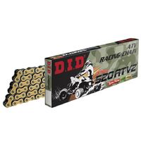 DID ATV Racing  520ATV2 104FB Chain - Gold/Black