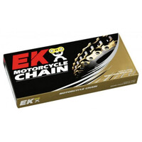 Ek 520 SRX2 X Ring 120L Motorcycle Chain Gold
