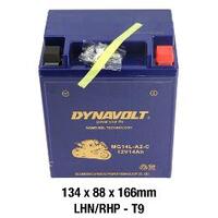 Dynavolt   Gel Series  Mg14L-A2-C Motorcycle Battery