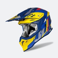Just1 J39 Reactor Motorcycle Helmet - Yellow/Blue