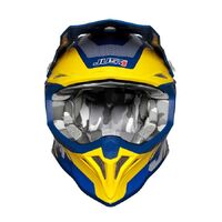 Just 1 J39 Reactor Motorcycle Helmet Yellow Blue