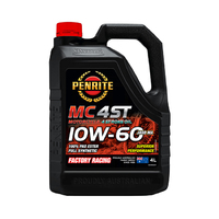 Penrite MC-4ST 10W-60 100% Pao Ester Full Synthetic - 4 Ltr