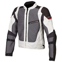 Macna Sunrise mesh jacket - Ivory/ Grey/Black