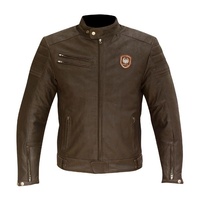 Merlin Alton Leather Jacket - Brown