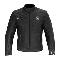 Merlin Alton Leather Jacket- Black