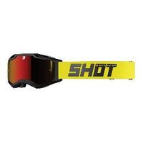 Shot Off Road Motorcycle Goggle Iris 2.0 Solid Yellow Matt