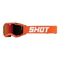 Shot Off Road Motorcycle Goggle Iris 2.0 Solid Orange Matt