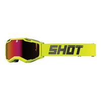Shot  Motorcycle Goggle  Iris 2.0 Solid Neon Yellow