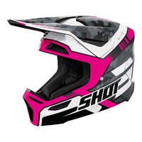 SHOT Helmet Furious Flash Pink Glossy