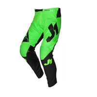 Just1 Youth J-Flex MX Aria Motorcycle Pants - Black/Fluo Green