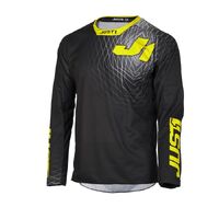 Just 1 J-Force Motorcycle Off Road Jersey  Lighthouse Grey-Yellow Fluo