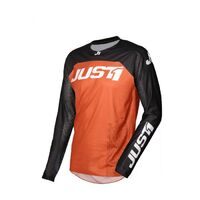 Just1 Adult J-Force MX Terra Motorcycle Jersey - Black/Orange