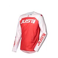 Just1 Adult J-Force MX Terra Motorcycle Jersey - Red/White
