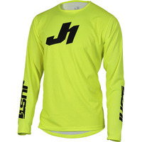Just1 J-Essential Motorcycle Jersey - Fluro Yellow