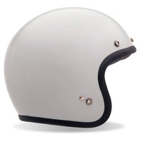 New Bell Custom 500 Motorcycle Helmet Solid Vintage White 