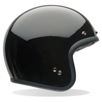 New Bell Custom 500 Motorcycle Helmet Solid Gloss Black  