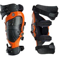 Asterisk Cell Knee Brace Pair Size:-Small - Orange