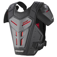 EVS Revo 5 Adult Body Armour Motocross Roost Deflector Large/X-Large - Black
