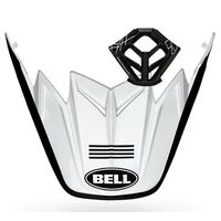 Bell Moto-9/Mouthpiece Kit Fasthouse Stripe Peak - Matte White/Black