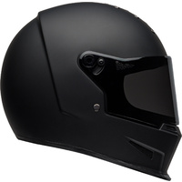 New Bell Eliminator Motorcycle Helmet Medium/Large - Solid Matte Black 
