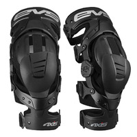 EVS Axis Sport Motocross Knee Brace Pair - Black