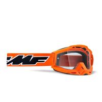 FMFVS Powerbomb Rocket Clear Lens Helmet Goggles -  Orange