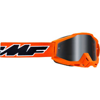 FMFVS Powerbomb Mirror Silver Lens Helmet Goggles - Rocket Orange
