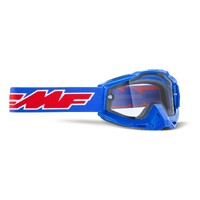 FMFVS Powerbomb Enduro Clear Lens Helmet Goggles - Rocket Blue