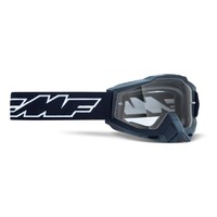 FMFVS Powerbomb Clear Lens Motorcycle Goggles - Rocket Black