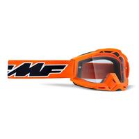 FMFVS Powerbomb Clear Lens Motorcycle Goggles - Rocket Orange