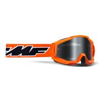 FMFVS Powerbomb Youth Mirror Silver Lens Helmet Goggles - Rocket Orange