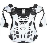 Fly Racing Adult Revel Roost Motorcycle Guard Armour X-Large -White