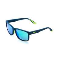 FMFVS Matte Petrol Blue Gears Sunglasses - Green Mirror Lens