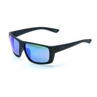 FMFVS Pit Stop Matte Black Sunglasses - Blue Mirror Lens