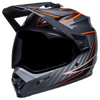 Bell S/P - MX-9 Adventure  Motorcycle Helmet Peak Dalton Black /Orange 
