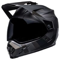 Bell S/P - MX-9 Adventure  Motorcycle Helmet Peak Maurauder Black out M/G Black 