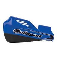 Polisport MX Rocks Hand Guard + Universal Aluminium Fit Kit - Blue