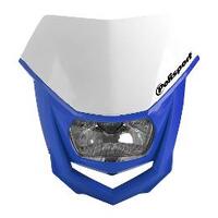Polisport Motorcycle Headlight HALO 98 - Blue/White