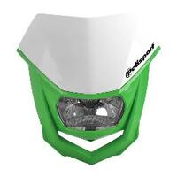 Polisport Headlight Halo Green / White