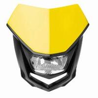 Polisport Headlight Beam High/Low Halogen Lamp - Yellow/White