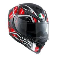 Agv K5 S Hurricane Motorcycles Helmet - Black/Red